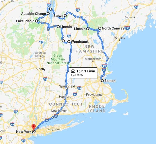 New York to Boston 4