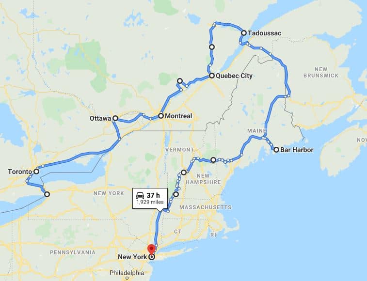 Buffalo to New York 1